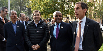 Embajada de Sudáfrica en Chile inaugura memorial de Nelson Mandela